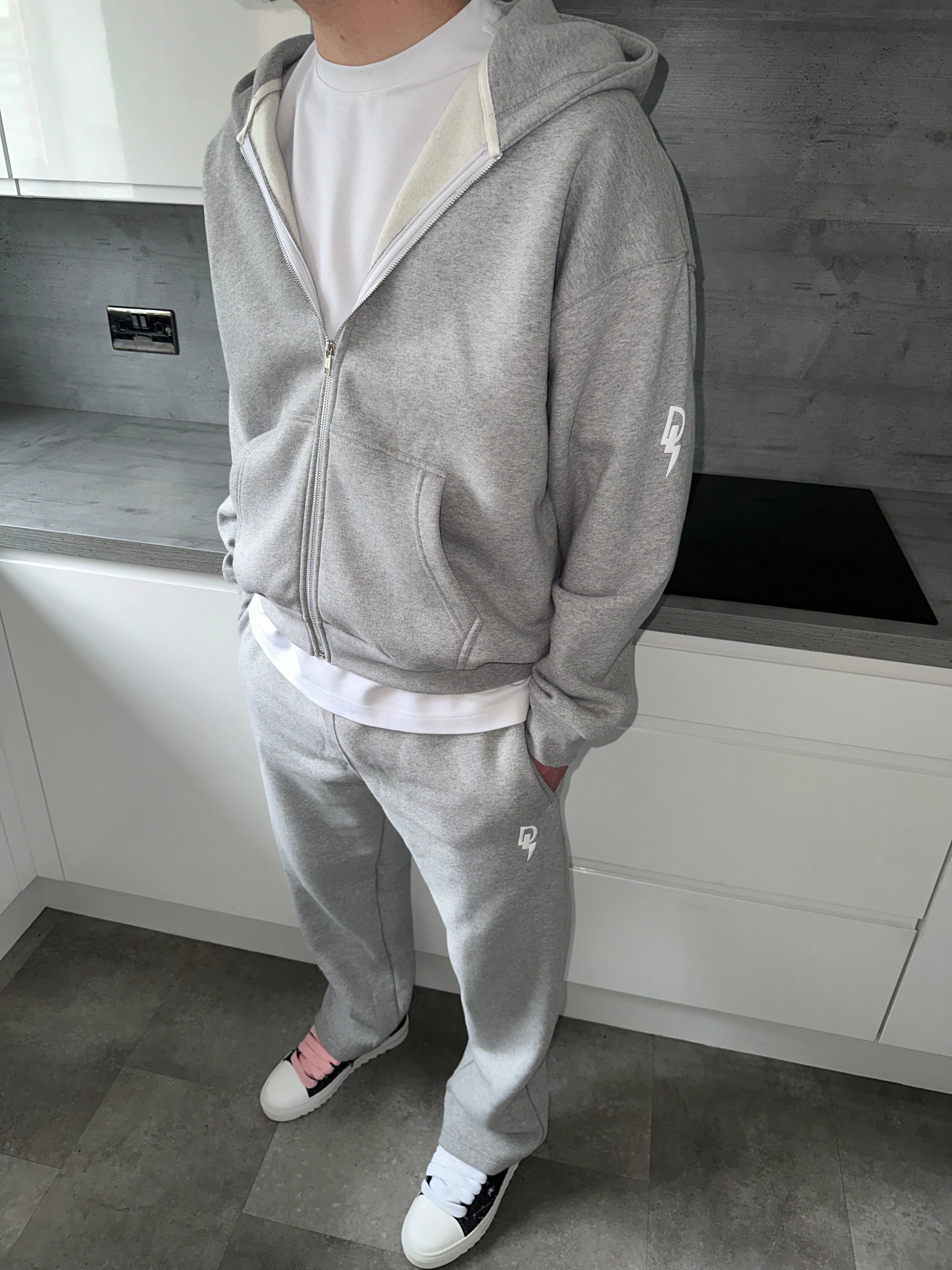 GREY ESSENTIAL TRACKSUIT